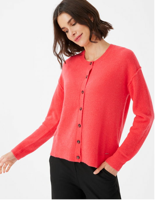 Women's Red Cardigan